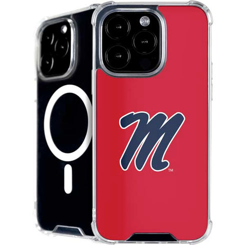 University of Mississippi Ole Miss Logo Red iPhone 16 Pro MagSafe Case
